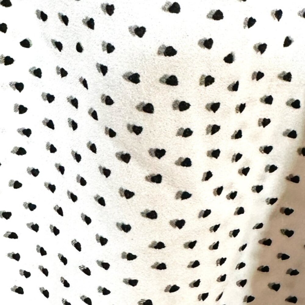 NWOT Adrianna Papell Black Layered Sweater With Dotted Collar Size XLg Academia - Picture 5 of 11